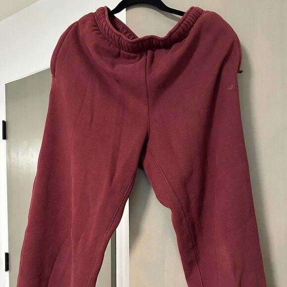 Aritzia Pants - Aritizia Maroon Cozy Sweatfleece Mega Fit Sweatpants